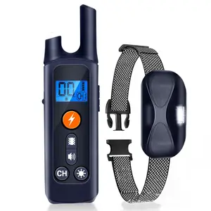 Nuevo controlador de entrenamiento para perros superventas con función de choque de vibración ultrasónica - Product Image 1