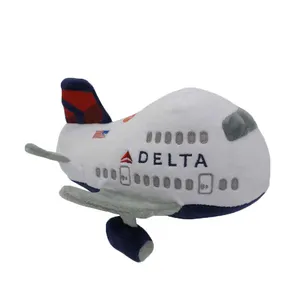 CE CPC standards stuffed vehicles model toys custom sublimation embroidered plush air plane