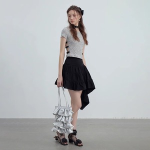 Maglietta da <span class=keywords><strong>donna</strong></span> personalizzata con motivo a tinta unita alla moda e traspirante T-shirt da <span class=keywords><strong>donna</strong></span> estiva per 2025 - Product Image 4