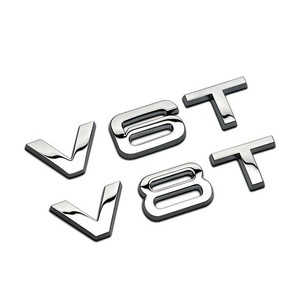 Emblema cromado de plástico <span class=keywords><strong>ABS</strong></span> para coche, insignia de plástico, con letras cromadas, al por mayor - Product Image 3