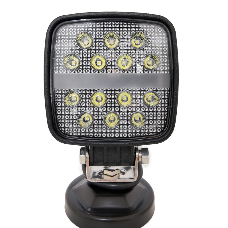 New 42W Square Floodlight Forklift Led Work Light 16Led Crane Engineering Vehicle Working Lamp Excavator Forklift Shovel Loader