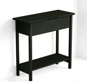 <span class=keywords><strong>Mesa</strong></span> <span class=keywords><strong>Consola</strong></span> <span class=keywords><strong>Plegable</strong></span> Delgada - MDF, Compatible con Enchufes Estadounidenses, Ecológica y Duradera, Mueble para Sala de Estar - Product Image 1