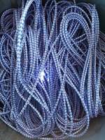Cordage tressé en polyéthylène, fil utilitaire tressé, cordons décoratifs, cordage creux en PE pour yacht, wakeboard et ski nautique