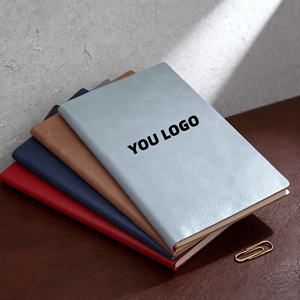 Cuadernos A5 con logotipo personalizado al por mayor, 100 páginas de papel grueso, línea Horizontal, libros de ejercicios, papelería escolar a granel para estudiantes - Product Image 3