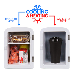 En línea <span class=keywords><strong>comprar</strong></span> Mini <span class=keywords><strong>nevera</strong></span> Personal Calefacción de refrigeración Mini refrigerador con asa de la Oficina para el hogar Coche - Product Image 3