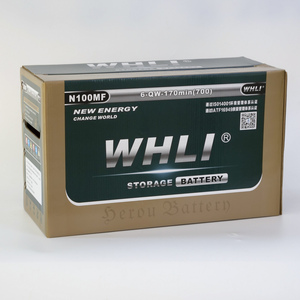 <span class=keywords><strong>Batterie</strong></span> de démarrage automobile 12V sans entretien 55AH de la marque WHLI, vente en gros d'usine - Product Image 5