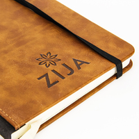 Cahier de planificateur d'agenda couverture souple en cuir PU A5 avec impression couleur personnalisée Cahier de composition d'exercices pour étudiants