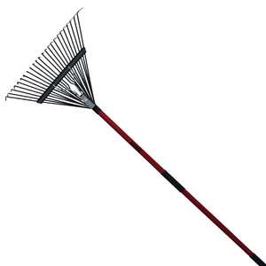 74342 22t Grand râteau à feuilles avec long manche Râteau à feuilles de <span class=keywords><strong>foin</strong></span> avec manche en <span class=keywords><strong>bois</strong></span> - Product Image 2