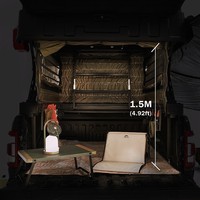 Tente de toit rigide quatre saisons Zentopia pour camionnette, en alliage d'aluminium, avec élévateur électrique, pour 2 personnes, 3000 mm, imperméable, pour pick-up 4x4
