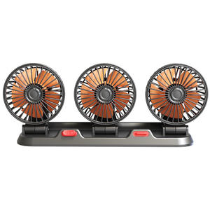 Ventilateurs de voiture double 12V 24V, ventilateur d'air frais, ventilador para auto, chauffage électronique pour véhicule, ventilateur d'air de voiture, ventilateur de voiture universel - Product Image 6