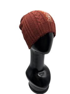 Bonnet en tricot unisexe réversible en maille torsadée unie de style tendance LANDBAS LUH-7175, design excellent, 56-58 cm, diamant - Product Image 3