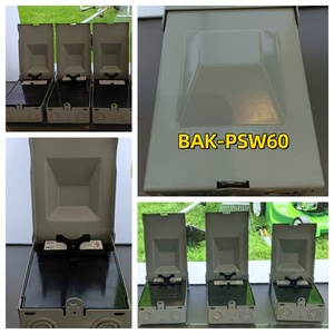Barep 240VAC 60 amp ngoài trời không có hợp nhất không thấm nước kim loại AC ngắt kết nối ngắt kết nối hộp với Pull-Out - Product Image 2