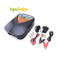 HPS Custom 10J Hoge Vermogen Elektrische Omheining Energizer 10000V Professionele Elektrische Omheining Oplader voor 100KM Dierenveiligheidsomheining
