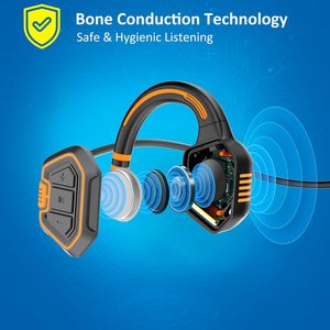 Écouteurs de natation à conduction osseuse Alex, étanches IPX8, Bluetooth 5.3, à oreille ouverte, avec lecteur MP3 32 Go pour la natation et les sports - Product Image 4