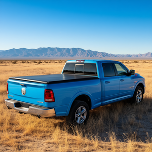 Couverture de benne enroulable en alliage d'aluminium robuste pour Dodge Ram 1500 2002-2024, étanche, rétractable, installation sans perçage - Product Image 2