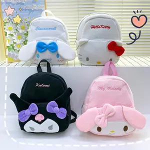 Diseño Creativo Promocional Felpa Sanrio HK Cat Kulomi Cinnamonroll Perro Kawaii Anime Mochila Casual Mochila Niños Regalo de Navidad