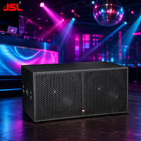 Subwoofer passif double 21 pouces JSL, subwoofer professionnel PA 133 dB pour concert, festival, boîte de nuit, DJ, système de sonorisation live, OEM