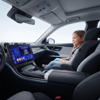 Reproductor de DVD para Automóvil con Pantalla Táctil QLED de Amplio Ángulo de Visión que Garantiza un Efecto Visual Nítido para Conductores y Pasajeros de la Fila Delantera