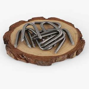 Clous en fer de qualité industrielle électrogalvanisés de type U, tige lisse, tête plate, marque SY, modèle <span class=keywords><strong>SYNA</strong></span> pour clôture - Product Image 1