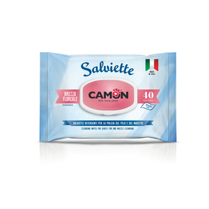 ผ้าเช็ดทำความสะอาดสุนัข/แมวลายดอกไม้ 40 ชิ้น - Product Image 1