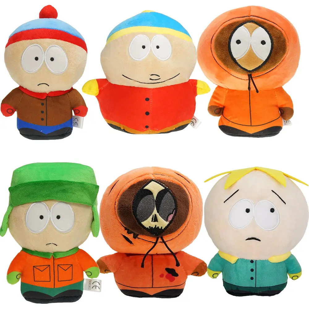 South Park Plush Pillows Plush Toys Set Kids Toys Wholesale Hot Sale Soft and Comfortable South Park plush toys