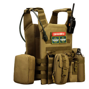 <span class=keywords><strong>MOLLE</strong></span>タクティカルベスト 防水 100%ポリエステル モジュラー多機能ユーティリティプレートキャリア - Product Image 6