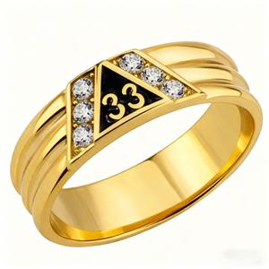 Anillo de Acero Inoxidable con Número de Ángel 33, Anillo de Número de la Suerte, Anillo de Sello Vintage para Hombre, Estilo Hip Hop, Regalo Único para el Mejor Amigo - Product Image 6