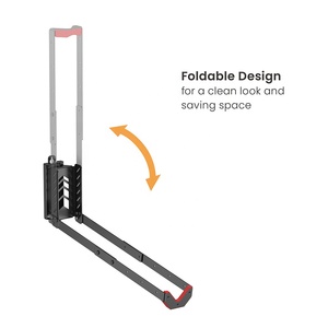 <span class=keywords><strong>Porte</strong></span>-vélo mural LBM11-01 <span class=keywords><strong>porte</strong></span>-vélo avec système de stockage de plateau de pneu support de vélo crochet cintre pour <span class=keywords><strong>Garage</strong></span> intérieur 2 Pack - Product Image 4