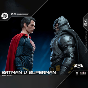 Figura de Acción de <span class=keywords><strong>Superman</strong></span> Versión Henry y <span class=keywords><strong>Batman</strong></span> con Armadura Pesada y Daños de Batalla de FondJoy, Escala 1/9, 19 cm/7.5 pulgadas - Product Image 4
