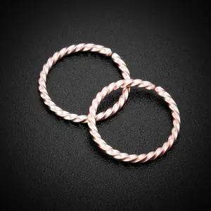 2401 and stainless steel eyebrow stud nose ring body piercing lip nail ear bone twisting multi-purpose jewelry wholesale