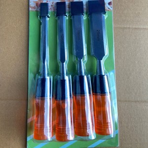Ensemble de ciseaux à bois BAG 10mm 12mm 19mm 25mm avec manche transparent, outils de menuiserie - Product Image 1