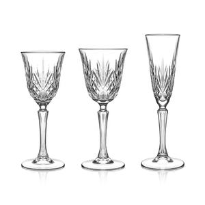 Calici <span class=keywords><strong>Vintage</strong></span> in Cristallo Intagliato per Vino Rosso e Bianco, Ideali per Matrimoni - Product Image 6