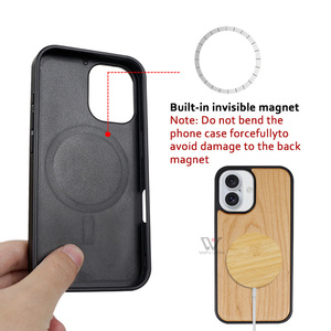 Vendita calda all'ingrosso 2025 accessori per Handphone <span class=keywords><strong>scatola</strong></span> di legno per <span class=keywords><strong>iPhone</strong></span> 16 - Product Image 4