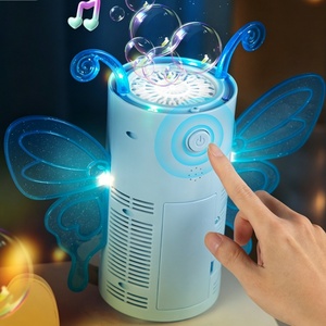 Baguette Magique Lumineuse Fée Romantique pour Mariage, Activité de Maternelle, Jeu d'Eau Estival en Extérieur, Machine à Bulles Papillon en Plastique ABS - Product Image 1