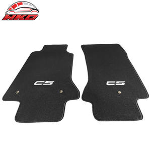 Tapis de sol pour Chevrolet Corvette 97-04 C5, logo OE, tapis en velours noir, 2 pièces - Product Image 3