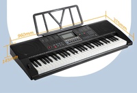 Piano Électronique Intelligent 61 Touches pour Adultes, Enfants, Débutants et Enseignants (Pédagogique)
