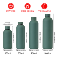 Bouteille d'eau isotherme portable en acier inoxydable à double paroi de 500 ml avec logo personnalisé pour sports de plein air – Gourde thermique de qualité