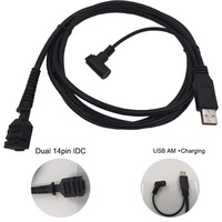 Câble répartiteur d'alimentation Ethernet vers USB RJ45 CBL132-006-05-A avec gaine en cuivre pur pour Verifone MX860/MX915 et imprimante