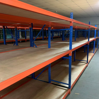 Système d'étagères de stockage de moyenne capacité OEM ODM personnalisé, étagères revêtues de peinture en poudre pour l'extension d'entrepôt