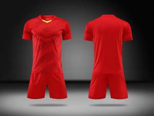 Conjunto de Camiseta de Fútbol Personalizada con Estampado de Rayas Geométricas Diagonales, Uniforme de Fútbol para Equipo, Pantalones Cortos Transpirables de Poliéster de Secado Rápido, Ropa Deportiva - Product Image 4