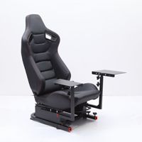 Siège de simulateur de course pour jeux vidéo, simulateur de conduite automobile, cockpit de simulateur de course, rig de simulateur de course