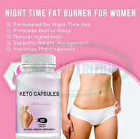 Ausreson OEM Vegan Keto Bhb Brûleur de Graisse Pilules Produits Diététiques Contrôle du Poids Amincissement Rapide Compléments Alimentaires Capsules Keto pour Femmes