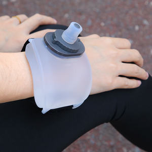 Ergonomic Lightweight Leak-Proof Silicone Wrist <b>Water</b> <b>Bottle</b> for Running Hiking and Travel - Product Image 3