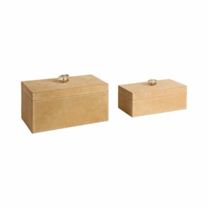 Set di Scatole Decorative con Manopola in Pietra per Gioielli e Oggetti Preziosi, Decorazione Classica per la Casa - Product Image 2