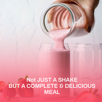 Batido Vegano Sustituto de Comida OEM, Proteína Vegetal en Polvo - Sabor Fresa y Plátano, Probióticos, Vitaminas, Suplementos de Fibra Dietética