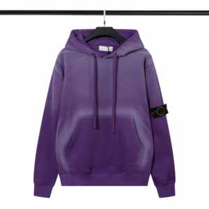 Sweat à capuche oversize de luxe en coton 100% effet vieilli, style hip-hop, pour homme - Product Image 3