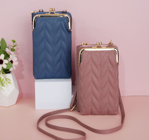 Petit sac à bandoulière pour téléphone portable pour femmes, sac à main pour téléphone portable, portefeuille, fermeture à pression, sac à bandoulière mignon avec emplacements pour cartes de crédit - Product Image 2