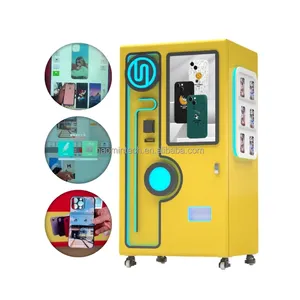 Mesin cetak casing pelindung ponsel otomatis Printer penutup telepon inkjet desain terbaru untuk Mall belanja