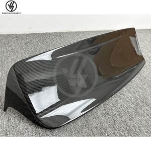 GR AIMGAIN Single Deck Glossy Twill Weave Carbon Fiber Roof Spoiler Add-on for Toyota GR Yaris 2019+ Vacuum Bagged - Product Image 2