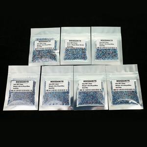 โมอิสซาไนต์ทรงกลมสีน้ำเงินรอยัลชุบเคลือบ ขนาดเล็ก แบบหลวม ขายดี พร้อมใบรับรอง GRA สำหรับทำเครื่องประดับ - Product Image 5